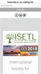 Mobile Screenshot of isetl.org